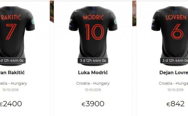 dresovi, Hrvatska, Aukcija