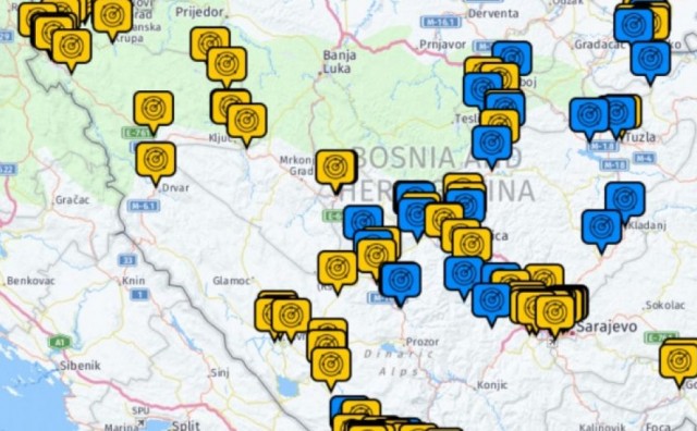 radarske kontrole, Hercegovina