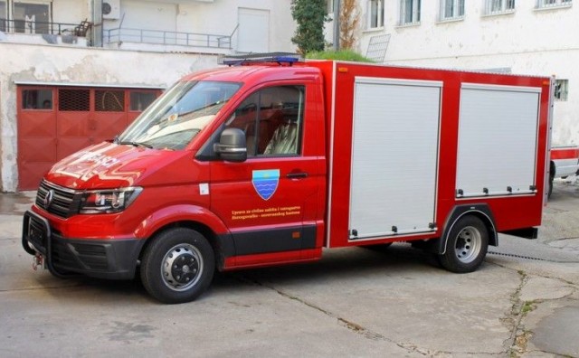 vatrogasci, učenici, Mostar