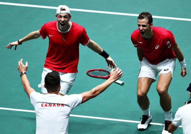 Kanada svladala Rusiju 2:1 i ušla u finale Davis Cupa