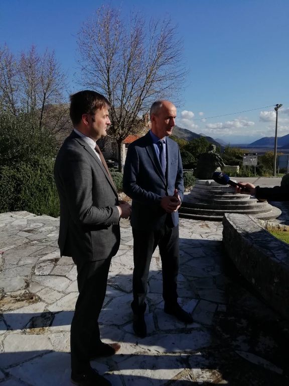 Ministar Tomislav Ćorić u posjetu Općini Ravno