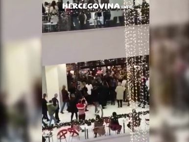 Kaos u Mostaru - Hercegovci okupirali shopping centre