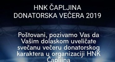 U petak 29. studenog donatorska večer HNK Čapljina