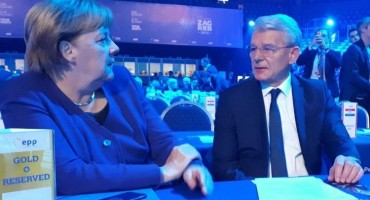 Šefik Džaferović, Zagreb, Angela Merkel