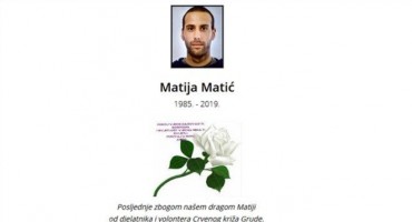 I Crveni križ iz Gruda se oprostio od plemenitog mladića velikog srca