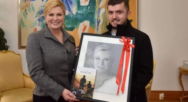 Mostarskoga studenta Matijasa Zečevića ugostila predsjednica Republike Hrvatske