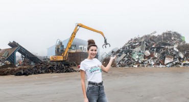 Katarina Mamić, aktualna Miss Hrvatske i C.I.O.S. Grupa pokazali kako reciklirati auto-olupine