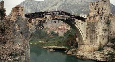 Stari most, Mostar, rušenje