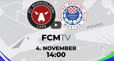 Link za prijenos utakmice: Juniori HŠK Zrinjski danas protiv FC Midtjyllanda