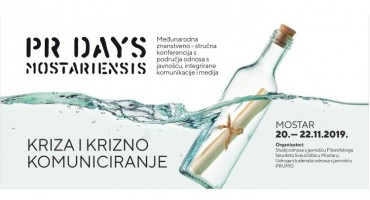 Kriza i krizno komuniciranje tema znanstvene konferencije 'PR Days Mostariensis'
