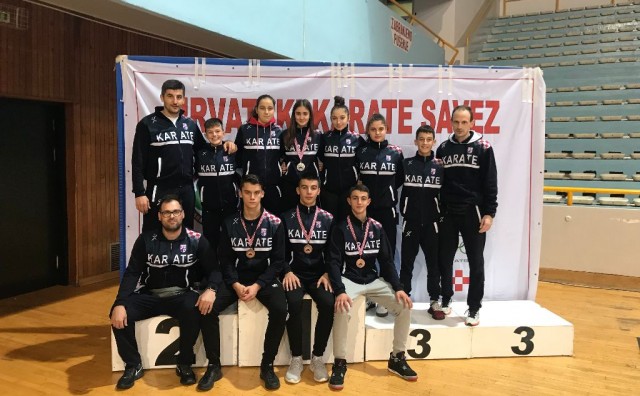 Četiri medalje s prvenstva Hrvatske za Karate klub Brotnjo Hercegovina