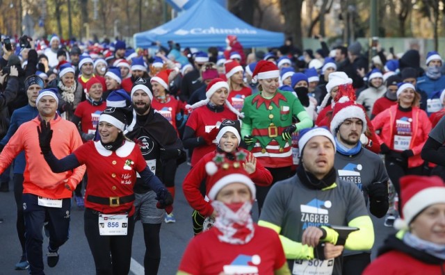 Zagreb, advent, trčanje