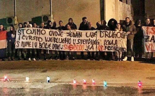 paljenje svijeća, molitva, Vukovar, Škabrnja, Bijakovići, Međugorje