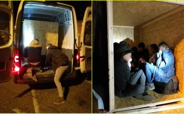 VIDEO/ Policija na autocesti pronašla migrante zatočene u sanduku