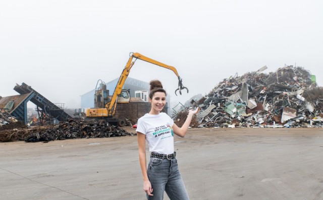 Katarina Mamić, aktualna Miss Hrvatske i C.I.O.S. Grupa pokazali kako reciklirati auto-olupine