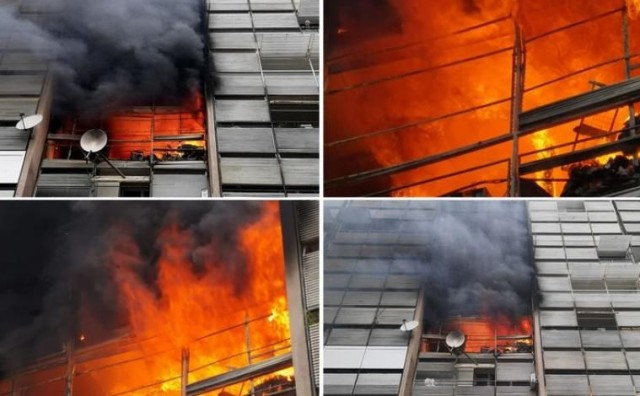Dramatični prizori u Splitu: Zapalio se stan u neboderu, odjeknule su i eksplozije