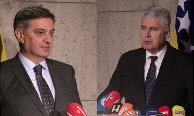 Zvizdić i Čović: Za BiH značajno preuzimanje kontrole nad bh. nebom