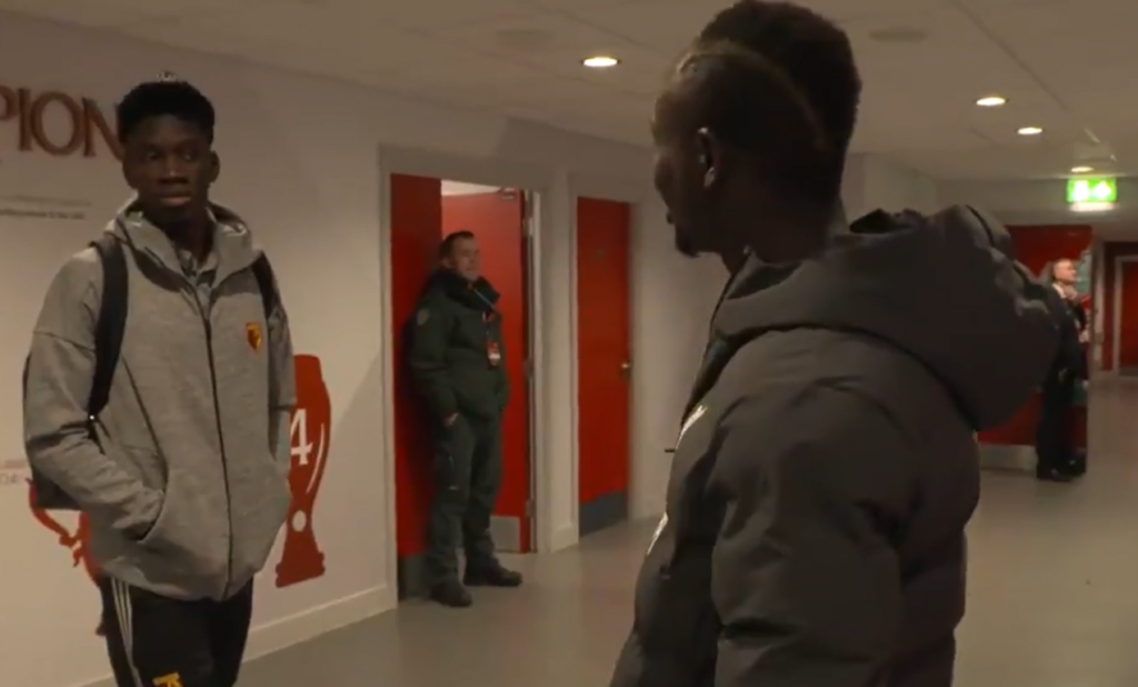 Liverpoolov as Mane pozvao je kapetana Watforda Deeneyja da 'pazi na mog stidljivog momka'