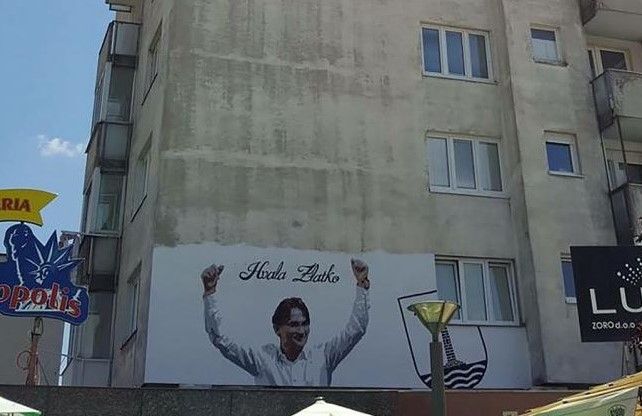 LIVNO Građani samoinicijativno restaurirali mural Dalića
