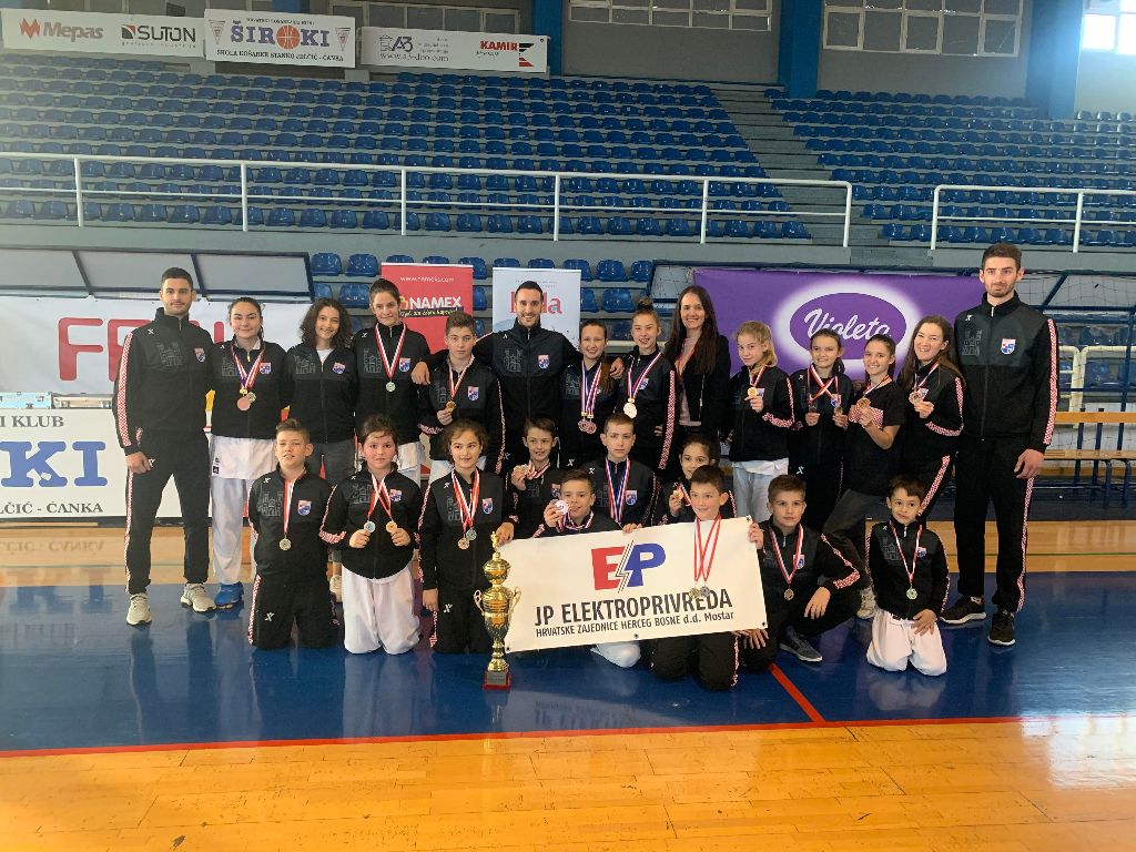 Karate klub Široki Brijeg najuspješniji klub u Hercegovini