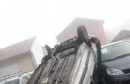 prometna nesreća kod Bulevara, automobil se prevrnuo, Mostar