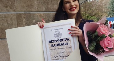 DOBITNICA REKTOROVE NAGRADE ANA DRAGOZET Postoje iznimne stvari zbog kojih znam da idem pravim putem