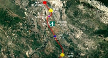 Autoceste FBiH, javni natječaj, koridor 5c, Tunel Kvanj - Buna