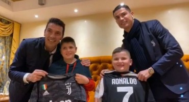dječaci , Edi Rama, Cristiano Ronaldo, Gianluigi Buffon