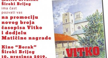 Široki Brijeg, časopis, matica hrvatska, Borak, knjiga