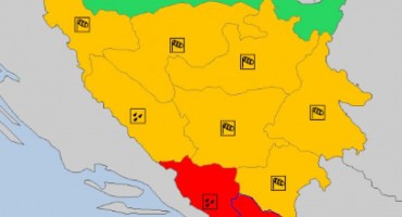 AKTIVIRAN METEOALARM Vrijeme je izuzetno opasno 