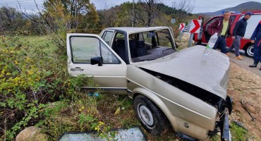 Prometna nesreća u Hodbini, Golf potpuno uništen