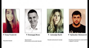 TUŽNA OBLJETNICA Mostar se prisjeća pogibije četvero studenata iz Slavonije