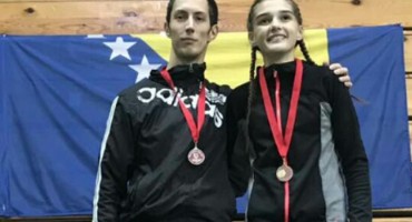 Amel Sabljić i Ana Dorotea Markić osvojili medalje na 1. dvoranskom atletskom mitingu u Sarajevu