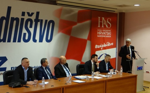 Dragan Čović, HDZ, sjednica, HNŽ, priopćenje