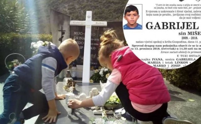 Dovršeno vještačenje uzroka smrti Gabrijela Bebića