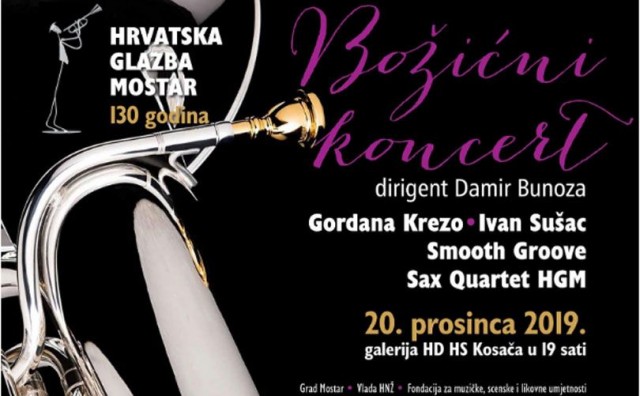 NAJAVA Božićni koncert Hrvatske glazbe Mostar