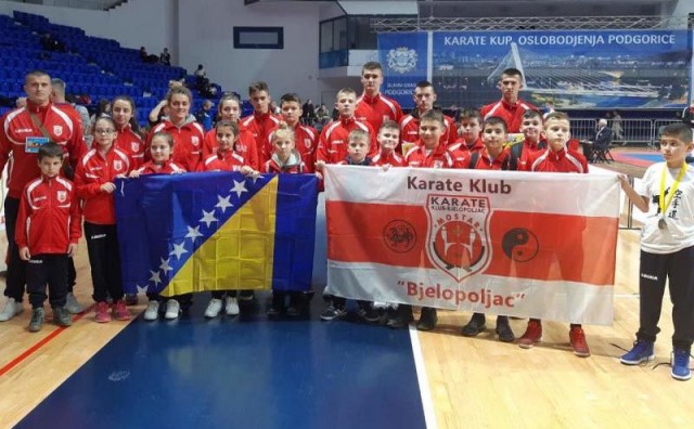 Karate klub Bjelopoljac uspješan u Podgorici