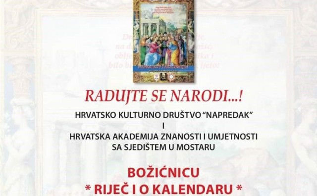 NAJAVA Večeras je Napretkova božićnica u Mostaru, ulaz slobodan