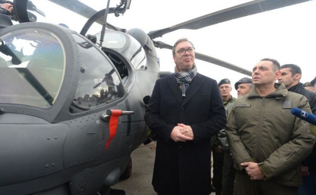 Vojska Srbije predstavila nove helikoptere kupljene u Rusiji