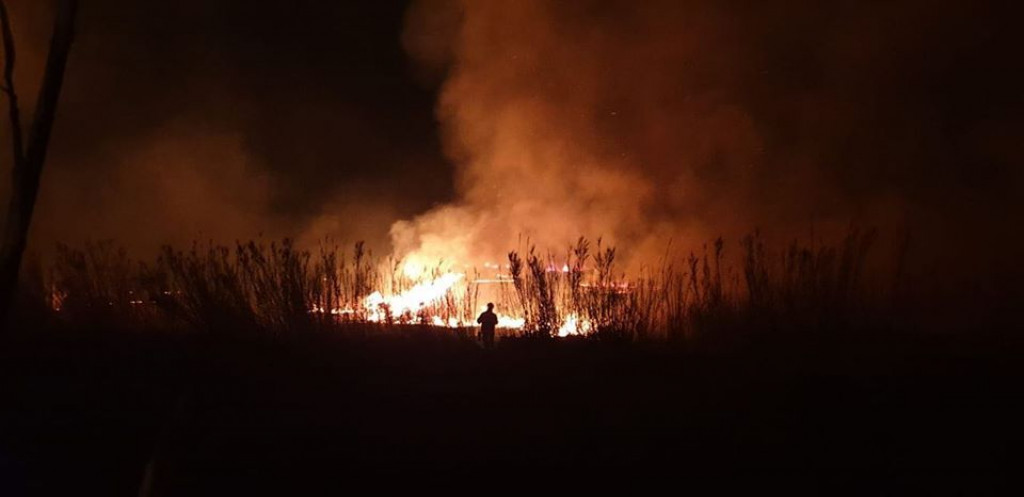 VELIKI POŽAR NA PAGU Vatrogasci se bore od popodneva