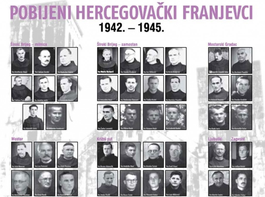 JUGOKOMUNISTIČKI ZLOČINI 75. obljetnica ubojstva 66 hercegovačkih franjevaca na Širokom Brijegu