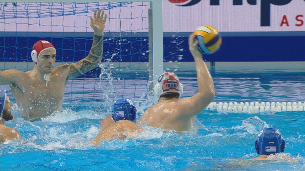 POTOPLJENA GRČKA Vaterpolisti Hrvatske u polufinalu Europskog prvenstva