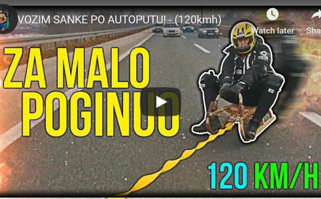 Zbog YouTube videa mladići ugrozili prometovanje na autocesti A1