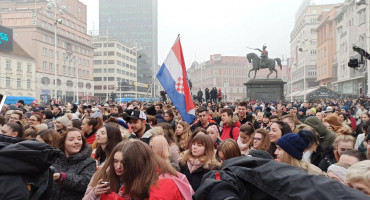 DOČEK RUKOMETAŠA U ZAGREBU Duvnjak: Bili smo jako tužni, ali za ovo se živi