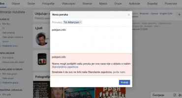 FACEBOOK CENZURA Blokirana stranica koja piše o stradanju hercegovačkih franjevaca
