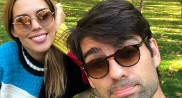 Vedran Corluka i Franka Batelic