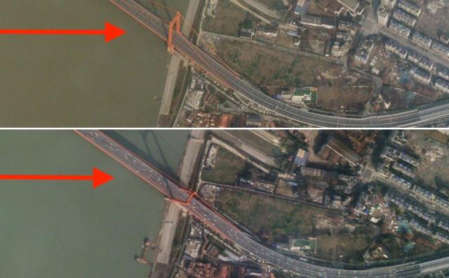 OSMI DAN KARANTENE Satelitske fotografije prikazuju napuštene ulice Wuhana!