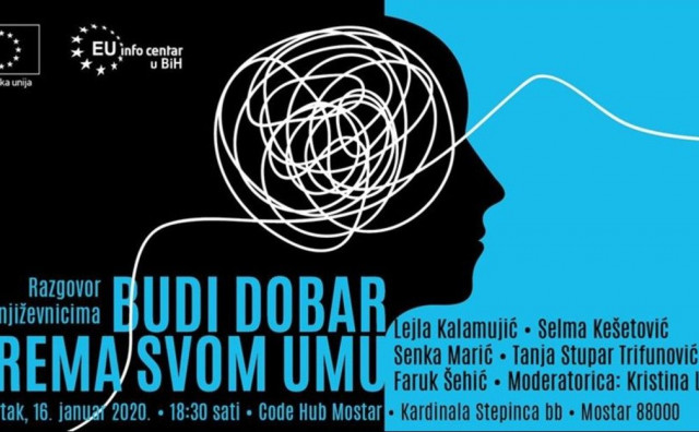 NAJAVA Razgovor sa književnicima „Budi dobar prema svom umu“ u Code Hubu Mostar