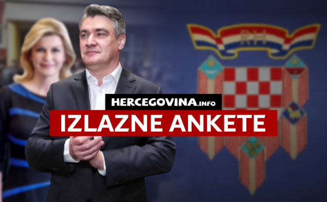 Zoran Milanović i Kolinda izlazne ankete