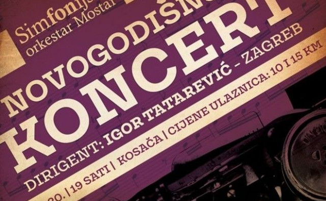 SPEKTAKL U KOSAČI Novogodišnji koncert Simfonijskog orkestra Mostar